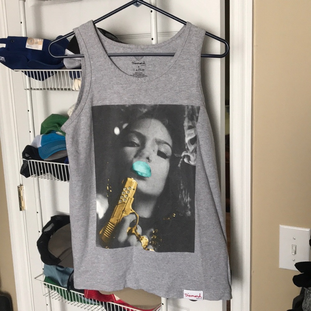 Diamond supply Co. Tank top - worn twice. EUC